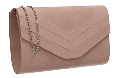 SwankySwans Damen Samantha Clutch, Nude