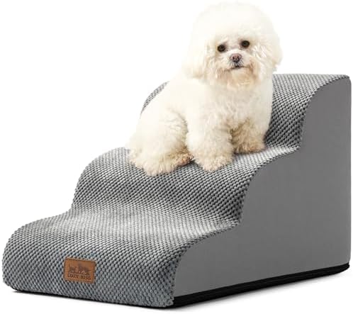 Escada para Cães de Pequenos, Degrau Curvo para Filhotes, Gatos I...