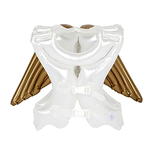 INOOMP 3 peças de roupa de banho inflável infantil adorável asa de anjo roupa de banho infantil (bra