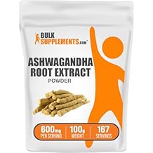 Ashwagandha Root Extract Powder - Ashwagandha Supplement, Herbal Supplement - Vegan & Gluten Free, 600mg per Serving, 100g 3.5 oz Pack of 1