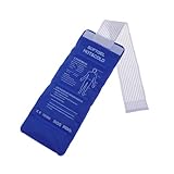 HOODANCOS Medizinische Wärme und Kältebänder mit Verstellbaren Gurten Wiederverwendbare Kältekompresse aus Gel Elastisch für Knie Schulter Rücken Kühl und Wärmetherapiebeutel für Schmerzbehandlung