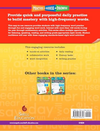 180 Days of High-Frequency Words for First Grade - Learn to Read First Grade Workbook - Improves Sight Words Recognition and Reading Comprehension for Grade 1, Ages 5 to 7 (180 Days of Practice) - Image 2