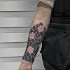 Waterproof Temporary Tattoos Paper Sticker Dwayne Johnson Totem Large Body Art (Semi Permanent Tattoos 2)