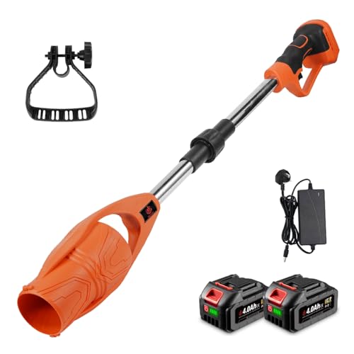 Cordless Leaf Blower Folding Electric Leaf Blower - 52m/s Powerful Airflow, 4000mAh Replaceable Lithium Battery, Lightweight Portable Design for Garden and Home Cleaning