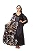 Up2date Fashion Women Caftan with Midnight Dream Floral Vines, One Size, Style#Caf-60C2