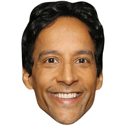 Bild: Danny Pudi (Smile) Maske aus Karton f�r 8,97 EUR bei amazon.de