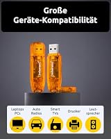 Intenso Rainbow Line 2x 64GB USB-Stick, USB 2.0 Doppelpack in Orange – Ansicht 4