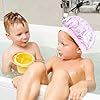 4 Pieces Cartoon Printed Nightcaps, Cute Children'S Nightcaps, Adjustable Satin Hats, Suitable For Sleeping, Washing And Housework. #3