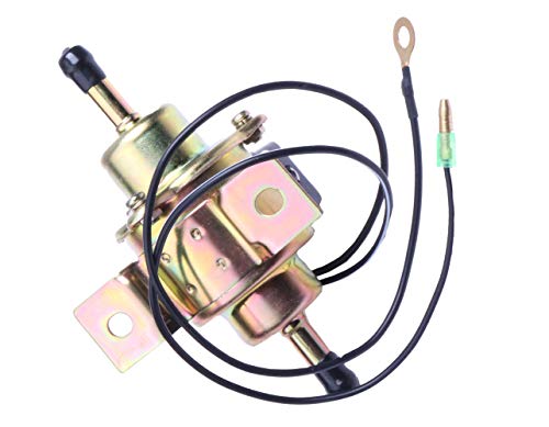 JEENDA Electric Fuel Pump 12V 12585-52030 15231-52030 15231-52033 68371-51210 for Yanmar Cub Cadet Kubota B6000 G3200 G4200 G5200 G6200 Excavator KH-1 KH-35H KH-51H KH-60H