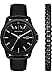 Produktbild Armani Exchange Herrenuhr, Quarz-Dreizeiger-Datumwerk und 44mm Gehäusegröße mit Edelstahl- oder Lederarmband