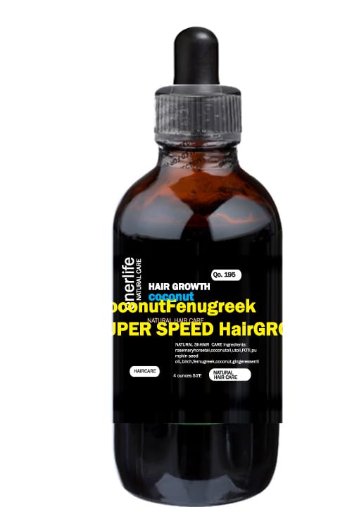 Coconut and fenugreek super speed hair growth oil