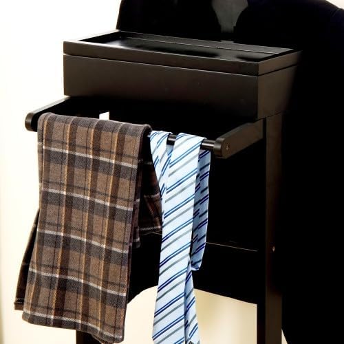 Stock Furniture Dresser Wooden Dressing Valet Stand for Coats Organizer