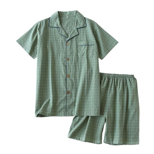 Pyjama homme court anti-transpiration pour dormir au frais grâce au short souple deux pièces