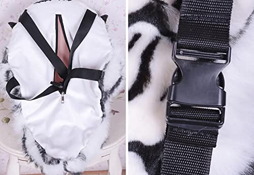 Dominating backpack, 3D animal avatar backpack, tiger and lion avatar (White Tiger, 20 * 30)4