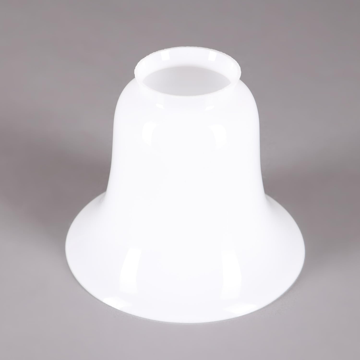 Pendelglasschirm Lampenglas Leuchtenglas Ø 140mm Weiß Glasschirm Ersatzglas Kragenrand 55mm