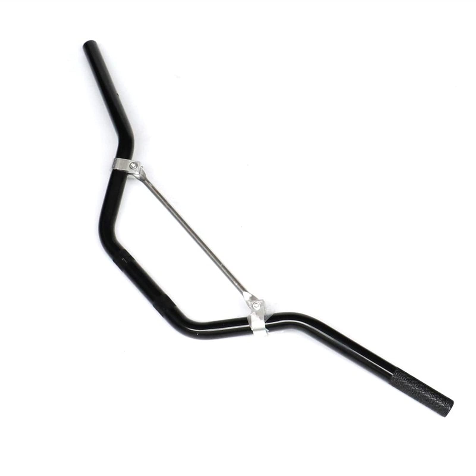 SJHFKDK Guidon Moto,Guidon de Moto 22mm 7/8 '' Guidon de Moto Moto de la Moto Houssin d'alliage d'aluminium pour 50cc 70cc 110CC 125CC 140cc Dirt Bike Scooter VTT Scooter(Silver