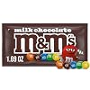 M&M'S Milk Chocolate Candy, Full Size 1.69 oz Bag, Pack of 36 Bulk Candy Chocolate