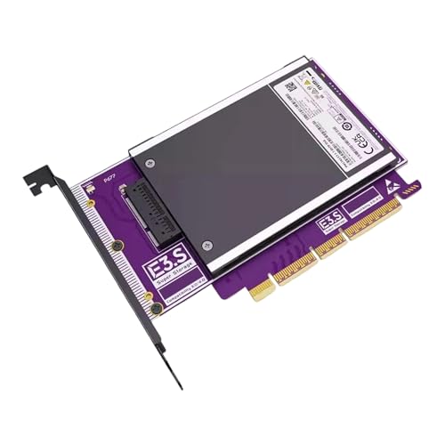 Carte d'adaptateurs PCIe 5.0 vers E3.S NVMe pour éliminer les lenteurs de transfert de données
