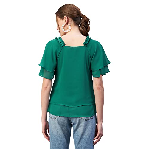 Image of Rare Women's Solid Regular Fit Blouse
