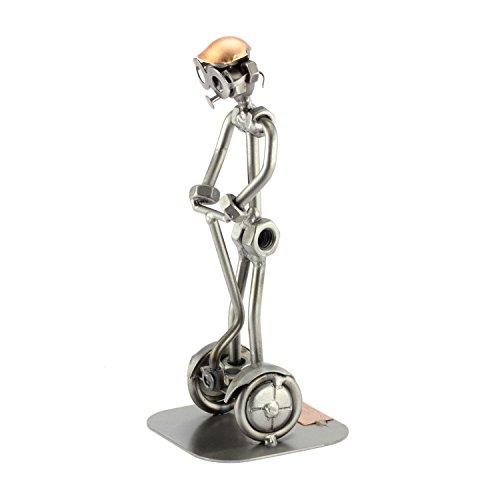 Preisvergleich Produktbild Steelman24 I Schraubenmännchen Segway I Made in Germany I Handarbeit I Geschenkidee I Stahlfigur I Metallfigur I Metallmännchen