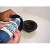 Pro-Grade Black Rubberized Speaker Repair Adhesive Glue (1 oz) - Dries Black