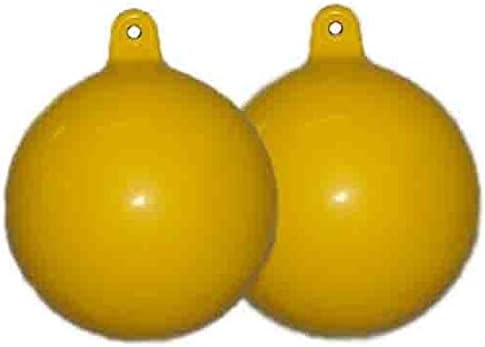 Kingfisher Direct Ltd 2 X 16 Hurricane Marker Buoy HFM03-50cm (20") X 42cm (16") (Yellow)