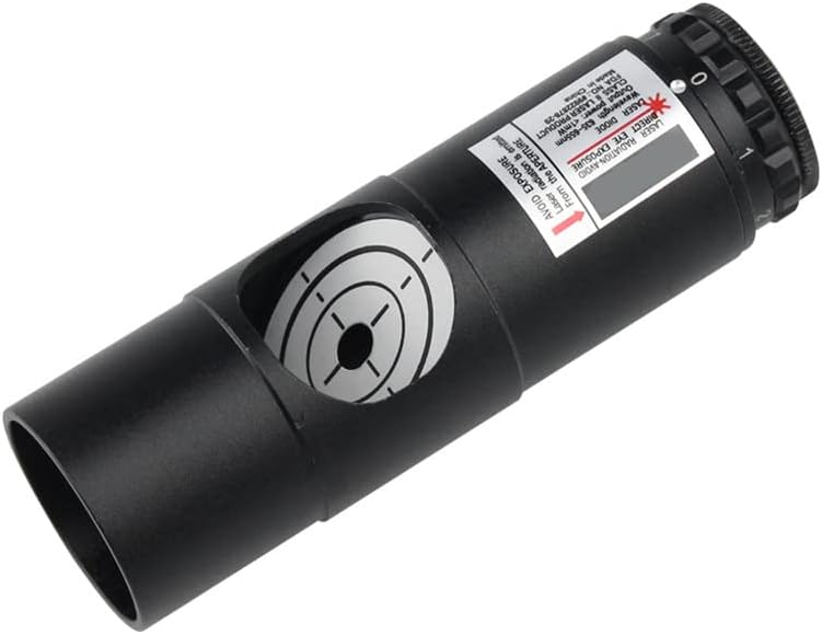 1.25" Red Laser Collimator Mirror Reflector Telescope Calibrator with 2" Adapter Sleeve for Telescope Collimation