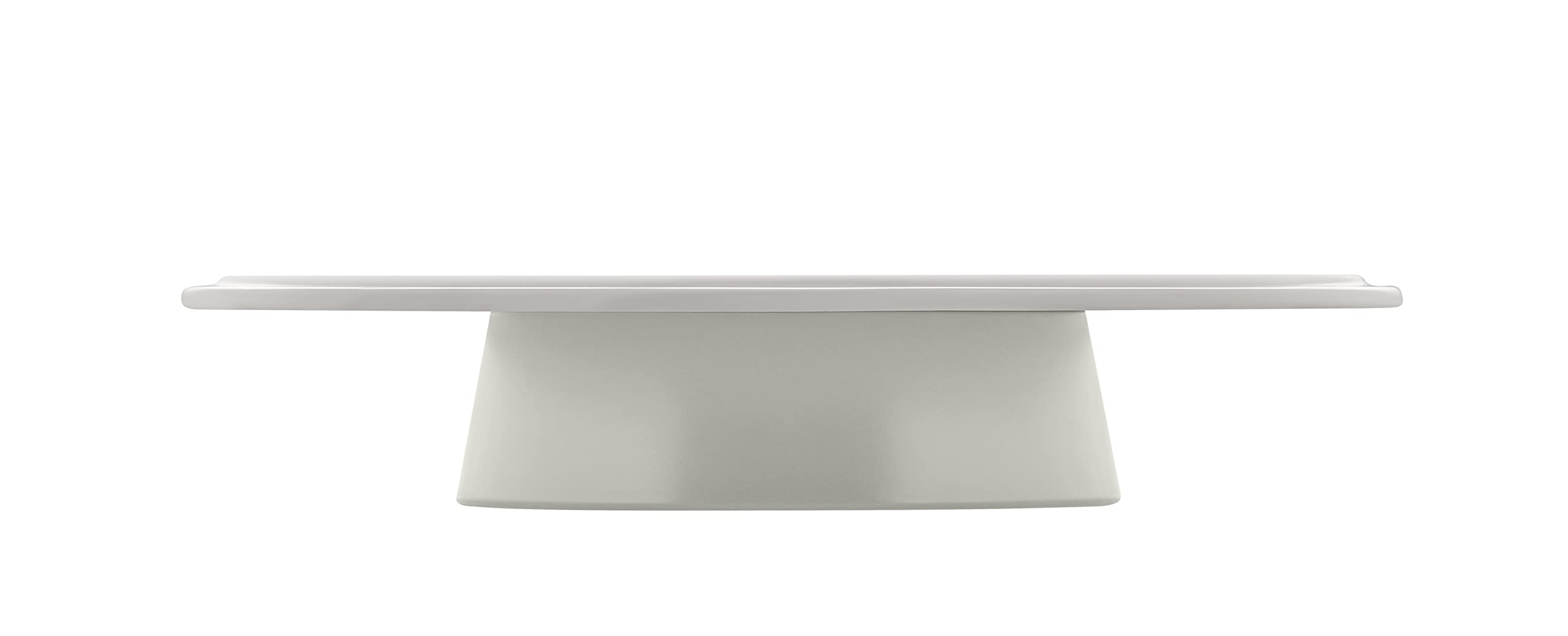 Alessi Rano BG06 WG projekt porcelany z dzwonkiem PMMA i gałką bambusową, ciepły szary