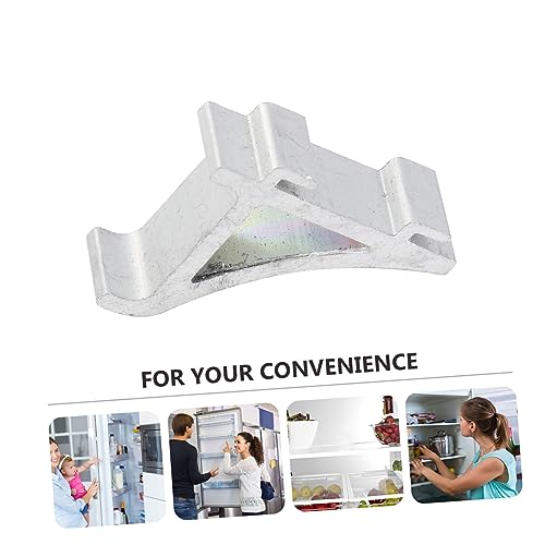 OSALADI 8 Pçs Suporte Quadrado Geladeira Comercial Prateleira Inoxidável Prateleira Dobrável Ganchos