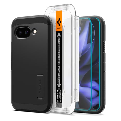 Spigen Pack Tough Armor MagFit pour Pixel 9a : coque antichoc MagSafe et protection écran