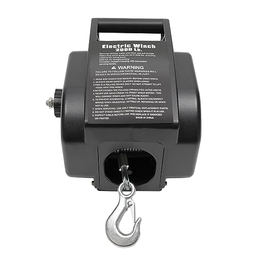 Winche Eléctrico para Barcos 12V 2000LBS con Control Remoto miniatura 5