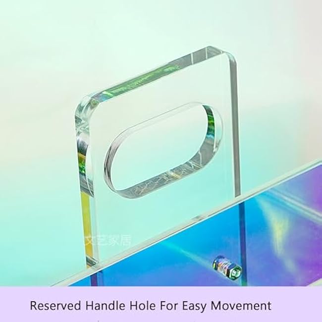 4-Tier Acrylic Storage Rolling Cart with Wheels, Organization Mobile Shelving, Colorful Rolling Utility Cart for Office, Kitchen, Kids Room, Living Room(4 Layers, Colorful)-UJaQTeTz