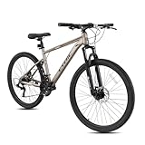 CYBIC 27.5'' Mountain Bike, 21-Speed Front Suspension Bicycle with Disc Brakes,...
