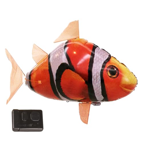Poisson clown télécommandé résistant pour animer une fête sans risque de ballon cassé