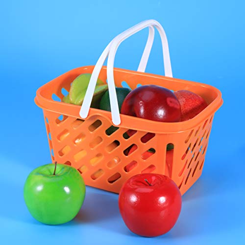 Cesta organizadora multiusos de plástico para lavandería y juguetes, pack de 3 3
