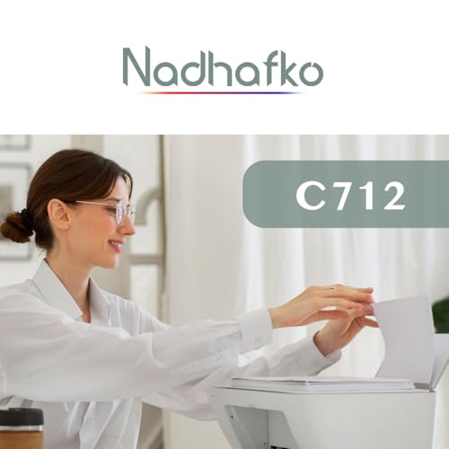 Toner compatible pour C712 haute capacite lot de 4 pour impression laser de documents - 2