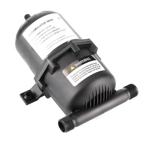 Weikeya Druckwassertank, 0, 75 l Kapazit?t ohne L?rm, weicher Fluss, Mini Wasser Beweis Drucktank Yacht RV Wohnwagen Druckwassersystem