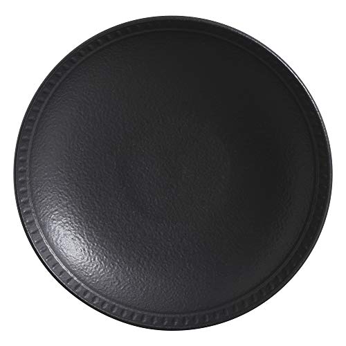 Conjunto com 6 Pratos Fundo Pietra Nera Preto Matte Ø 21.2 cm Porto Brasil