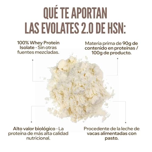 HSN-Aislado-de-Proteina-de-Suero-Evolate-20-Sin-Edulcorantes-Sabor-Natural-Chocolate-2Kg-67-Tomas-por-Envase-Whey-Protein-Isolate-CFM-Enzimas-Digestivas-Vegetariano-Sin-Gluten-ni-Soja