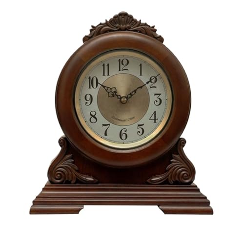 Relojes de mesa europeos antiguos con musica para chimenea 2