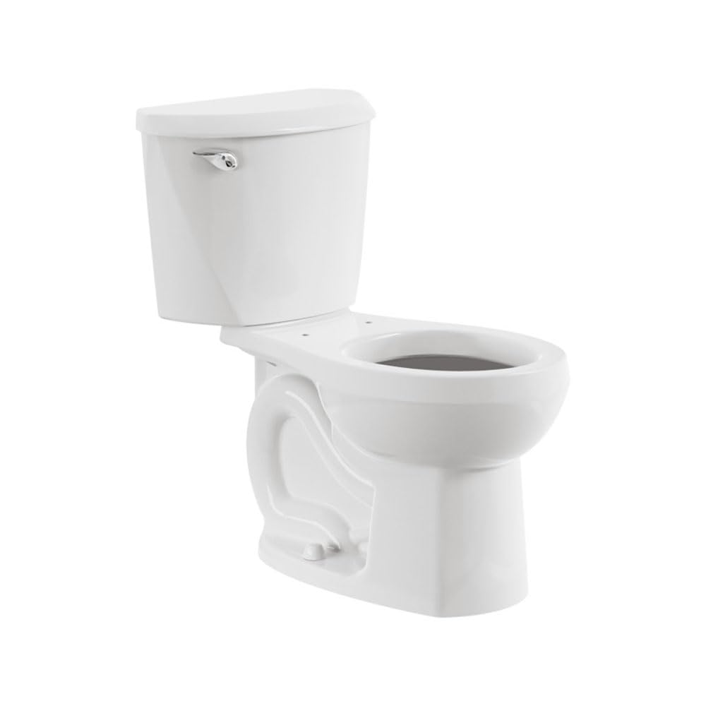 American Standard 250DA104.020 Colony 3 Two-Piece Toilet, Round Front, Standard Height, White, 1.28 gpf