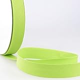  PST Disquette 40m Biais replié Tout Textile Vert anis fabriqué en France - Taille 50mm