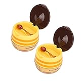 Balmsmoisturizers, 2 Piezas Bálsamo Labial De Miel Hidratante Exfoliante Cera De Abeja Bálsamo Labial De Miel De Abeja