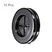 uxcell Rubber Grommet Round Double-Sided Mount Dia 25 mm ID 20 mm for Wire Protection 10pcs