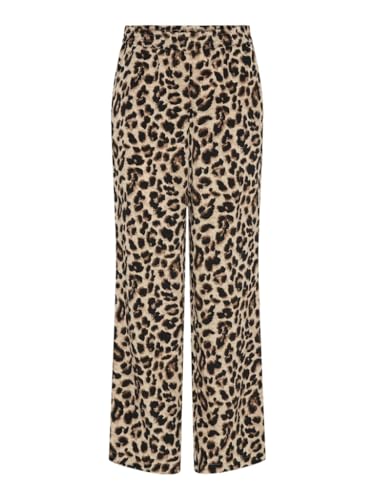 Pcjulina MW Wide Pants pantalon femme fluide à taille mi-haute pour un confort absolu