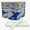 Kids B Crafty White Chalk Sticks – 200 Pack (2×100) Blackboard Chalk for Chalkboards, Schools, Teachers, Cafés & Menus – Dust-Free & Long-Lasting #3