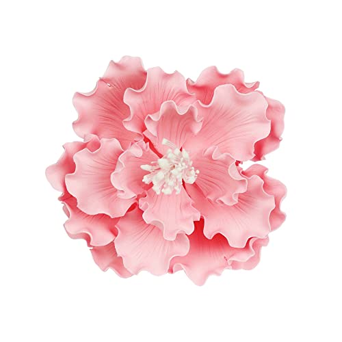 O'Creme Gumpaste Peony 5 Inch Set of 3 Pink with