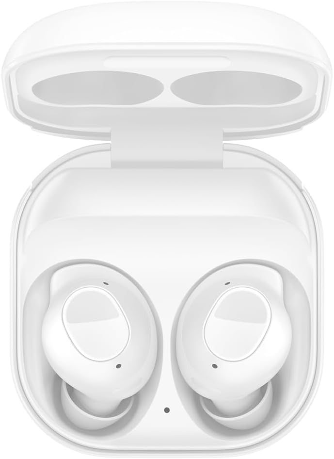 SAMSUNG Galaxy Buds Fan Edition(FE) SM-R400, Active Noise-Cancelling, Wireless Bluetooth v5.2 Earbuds, Android 8.0 and Up – (White)