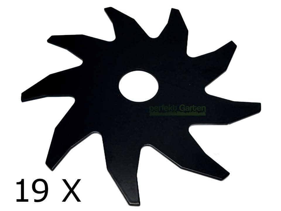 perfektGarten 19 x nóż wertykulatora kompatybilny z Sabo 45-190 45-210 45-220 38-BV 38EV SA32958 165.200