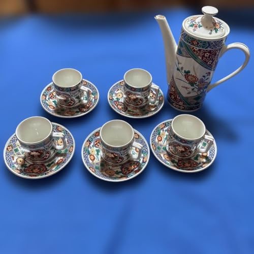 未使用！北欧風有田焼青磁翠泉陶苑カップ＆ソーサー5客セット Yahoo